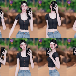 Mirror Selfie pose pack | CHINNY project image