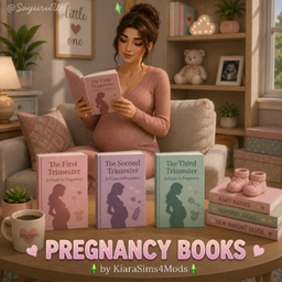 Pregnancy Books by KiaraSims4Mods - Tradução PTBR project image