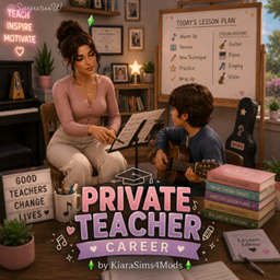 Private Teacher Career by KiaraSims4Mods - Tradução PTBR project image