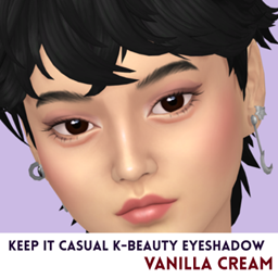 Vanilla Cream - keep it casual K-Beauty Eyeshadow logo