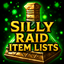 Silly Raid Item Lists logo