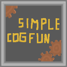 Simple cog fun logo
