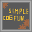Simple cog fun logo
