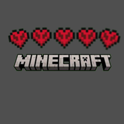 Minecraft 5 hearts challenge logo