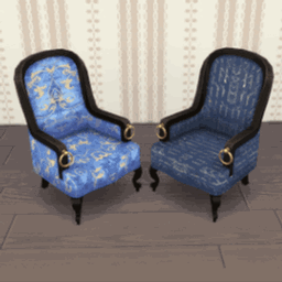 Royal blue Armchair project image