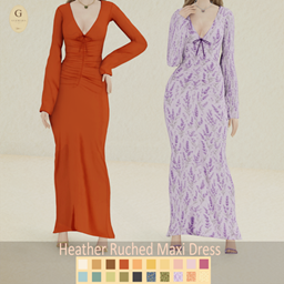 Heather Ruched Maxi Dress project image