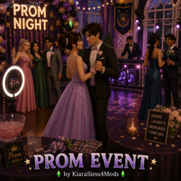 Prom Event by KiaraSims4Mods - Tradução PTBR project image