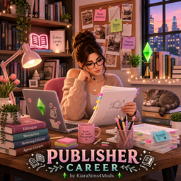  Publisher Career by KiaraSims4Mods - Tradução PTBR project image