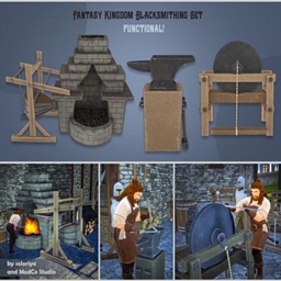 Fantasy Kingdom Blacksmithing Set by Soloriya | Chinese Translation project image