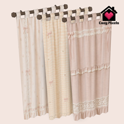 Coquette Cottage Curtains logo