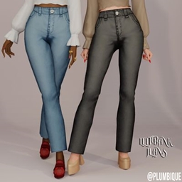 Plumbique_ LEFT BANK JEANS logo