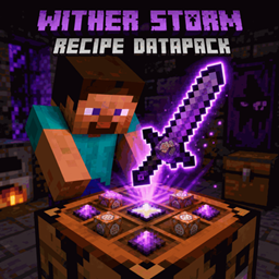 More command block sword crafting logo