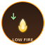 low on fire logo