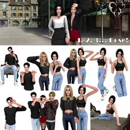 (SC)- 1, 2, 3... Pose