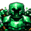 emerald set armor and tools logo