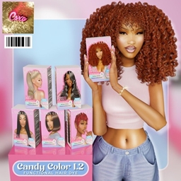 cecesimsxo Candy Color Kits Functional Hair Dye / translation spanish by Monisims project image