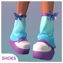Butterfly Platform Warmers | Optimized & low poly logo