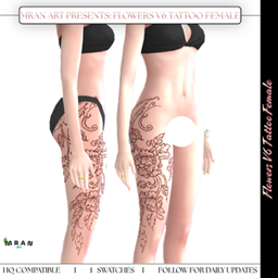 Flowers V6 Tattoo Female logo