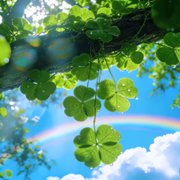 Animated Menu: Lucky Four Leaf Clover project image