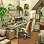 Simsphony - Cozy Green Botanical Gamer Room logo