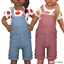 [Toddler] Fruity Overalls  logo