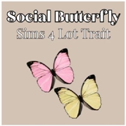 Social Butterfly | Lot Trait by babybeesims / Spanish translation by GatamolLunastra project image