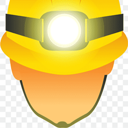 Mine helmet  logo