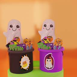 Spooky Treat Buckets by CeceSimsXO | Chinese Translation project image