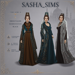 Medieval CC  Valide Kösem Sultan Dress  project image