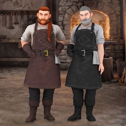 Fantasy Kingdom Dwarven Trait & Blacksmith Outfit by Mod Collective | Chinese Translation project image