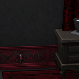 Crimson Nocturne Gothic Wall Paneling project image