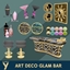 Art Deco Glam Bar Set logo