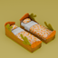 The bed with carrot logo
