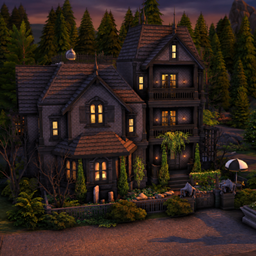 Goth Family Manor Revamp logo