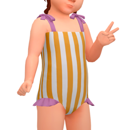 TODDLER SWIMSUIT - Dopamine Splash project image