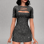 Layla - Short-sleeved mini dress (stardust set) logo