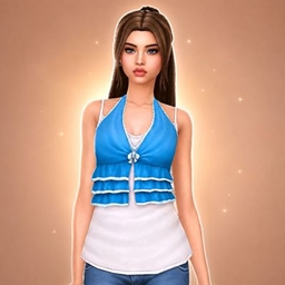 TS3 Boho Lacy Top project image