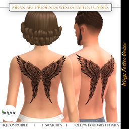 Wings Tattoo Unisex logo