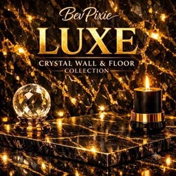 Crystal wall and floor logo