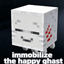 immobilize happy ghost logo
