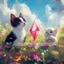 [Miss-K-Lo] - Purrfect petals - Loading Screen logo