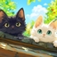 [Miss-K-Lo] - Sunlit Kitten Peek-a-boo - Loading Screen logo