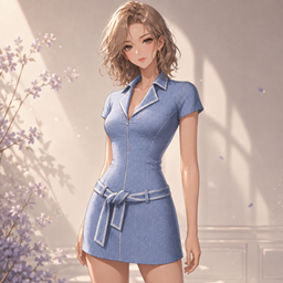 Belted Denim Shirt Dress project image