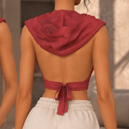Scarlett Hooded Crop Top project image