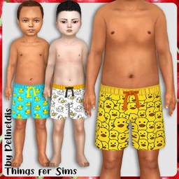 Toddler Rubber Duck Swim Shorts project image
