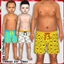 Toddler Rubber Duck Swim Shorts logo