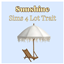 Sunshine | Lot Trait by babybeesims / Spanish translation by GatamolLunastra logo