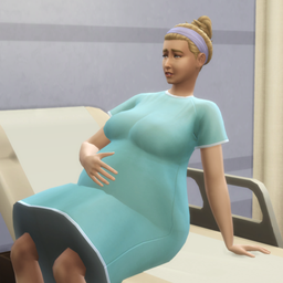 Sim in labour Posepack project image