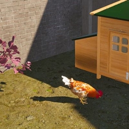 Decorative Brown Hen logo