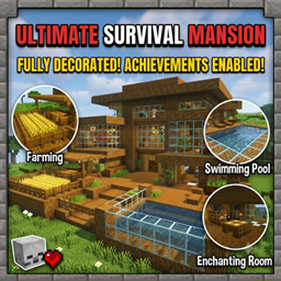 Modern Wooden Survival House [Hardcore] - Achievements Enabled logo